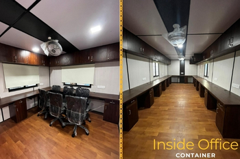 customize premium office container inside view available for sales, available in sharp enterprise