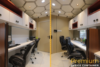 customize premium office container inside view available for sales, available in sharp enterprise