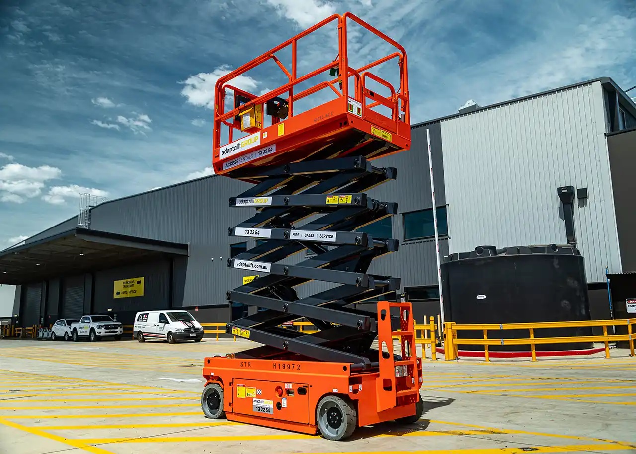 Scissor Lift for rent, available in sharp enterprise