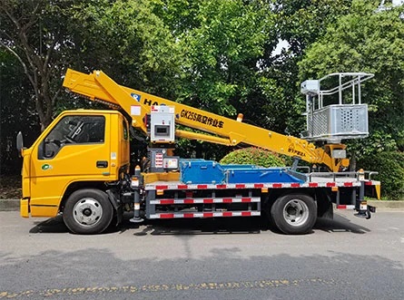 truck mounted articulated boom lift for rent, available in sharp enterprise